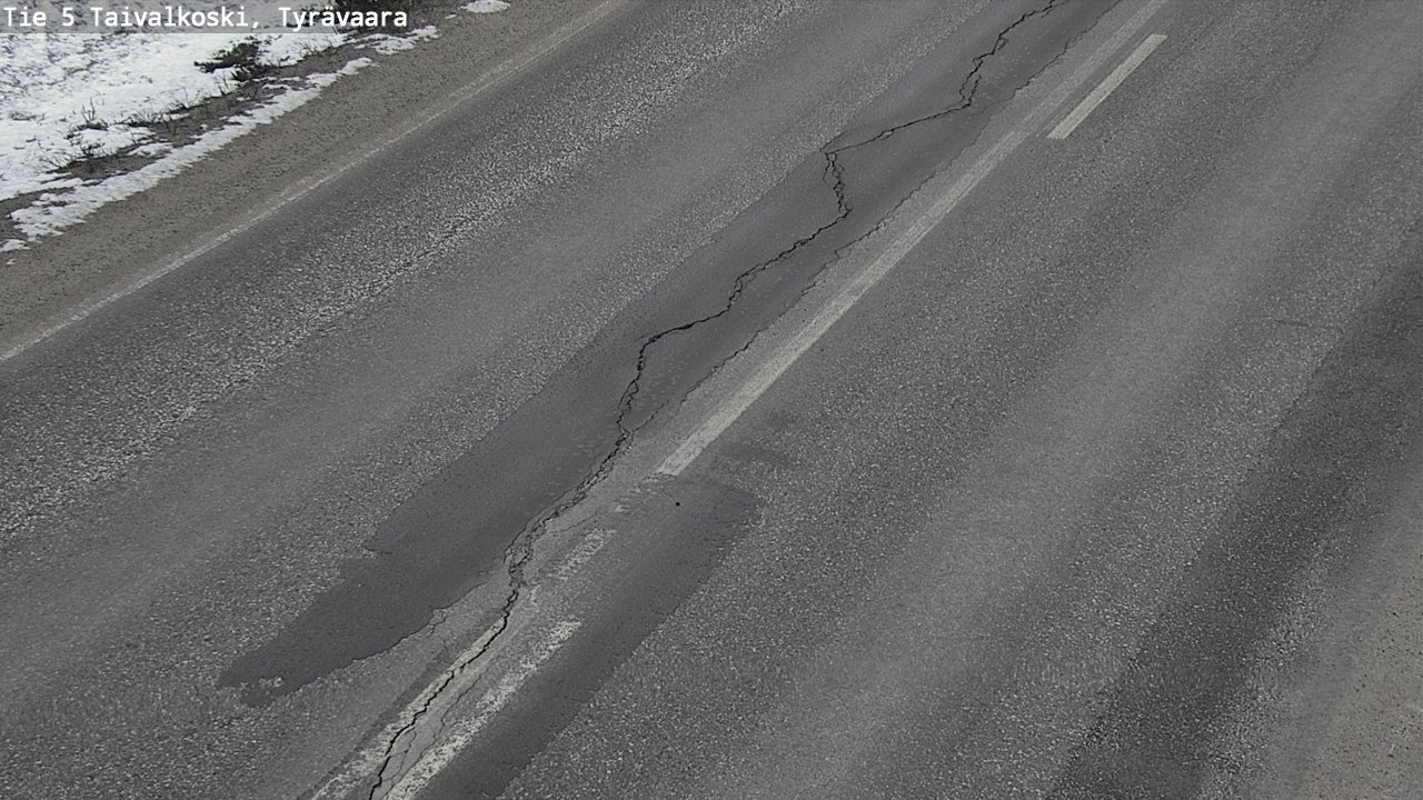 Kelikamerat Kuva Tie 5 Taivalkoski, Tyrävaara, Taivalkoski, Pohjois-Pohjanmaa