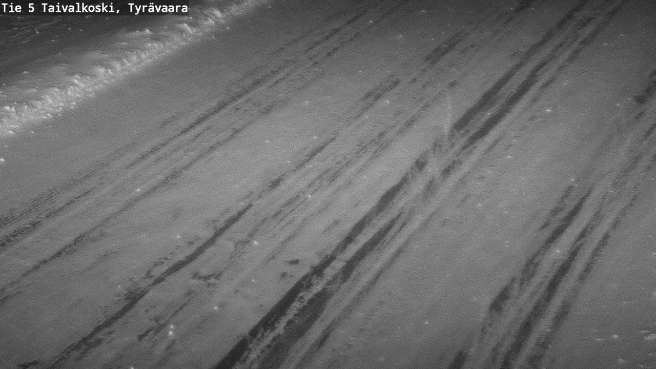 Weather Camera Image Road 5 Taivalkoski, Tyrävaara, Taivalkoski, Pohjois-Pohjanmaa