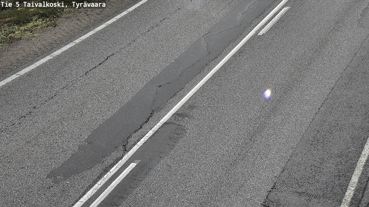 Weather Camera Image Road 5 Taivalkoski, Tyrävaara, Taivalkoski, Pohjois-Pohjanmaa