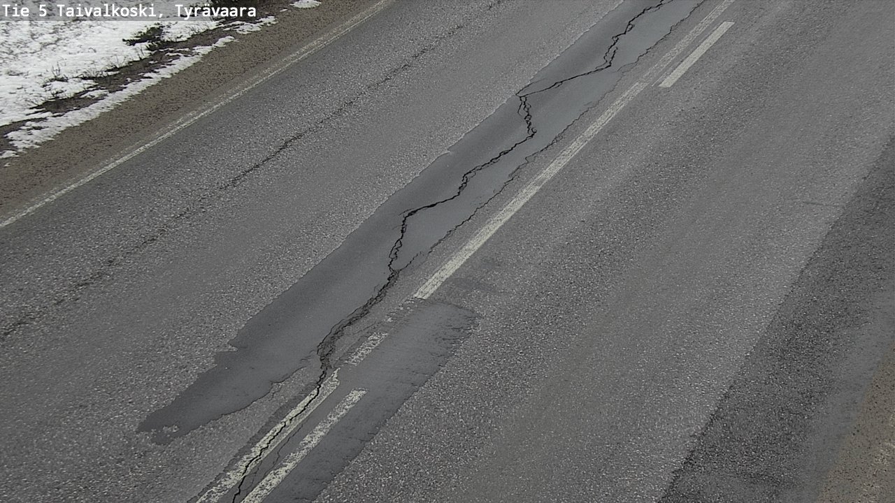 Kelikamerat Kuva Tie 5 Taivalkoski, Tyrävaara, Taivalkoski, Pohjois-Pohjanmaa