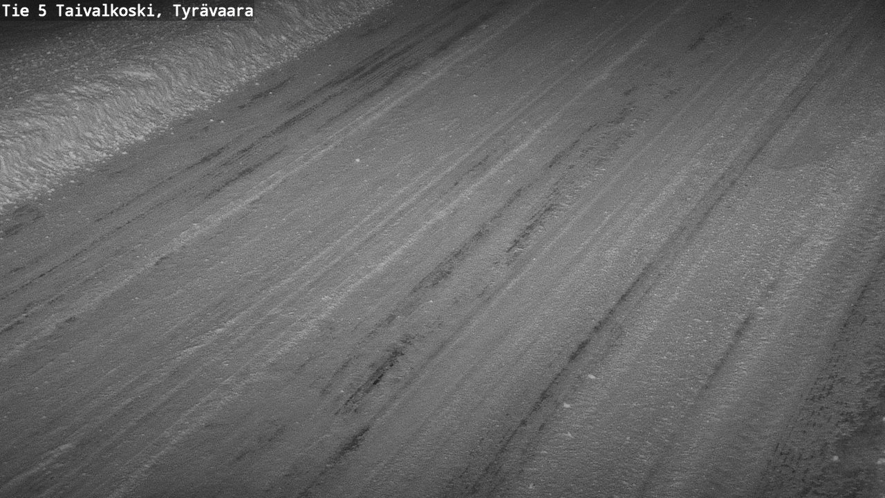 Weather Camera Image Road 5 Taivalkoski, Tyrävaara, Taivalkoski, Pohjois-Pohjanmaa