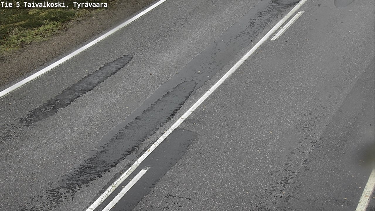 Weather Camera Image Road 5 Taivalkoski, Tyrävaara, Taivalkoski, Pohjois-Pohjanmaa