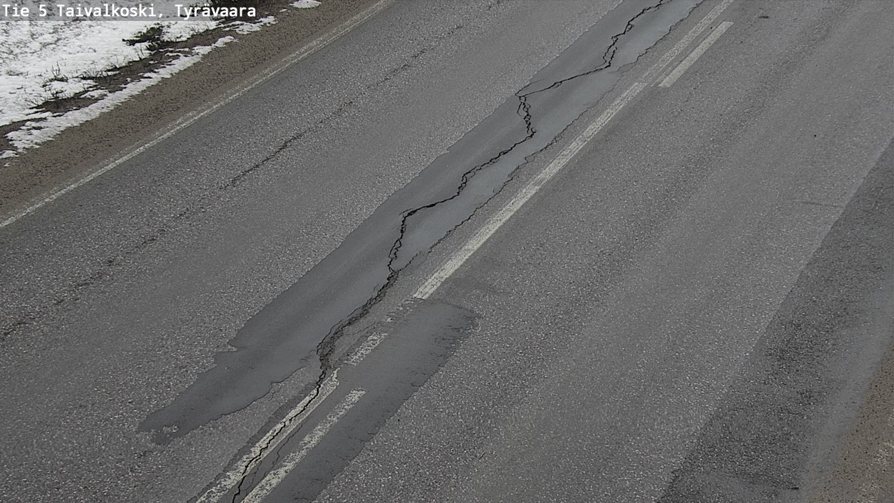 Kelikamerat Kuva Tie 5 Taivalkoski, Tyrävaara, Taivalkoski, Pohjois-Pohjanmaa