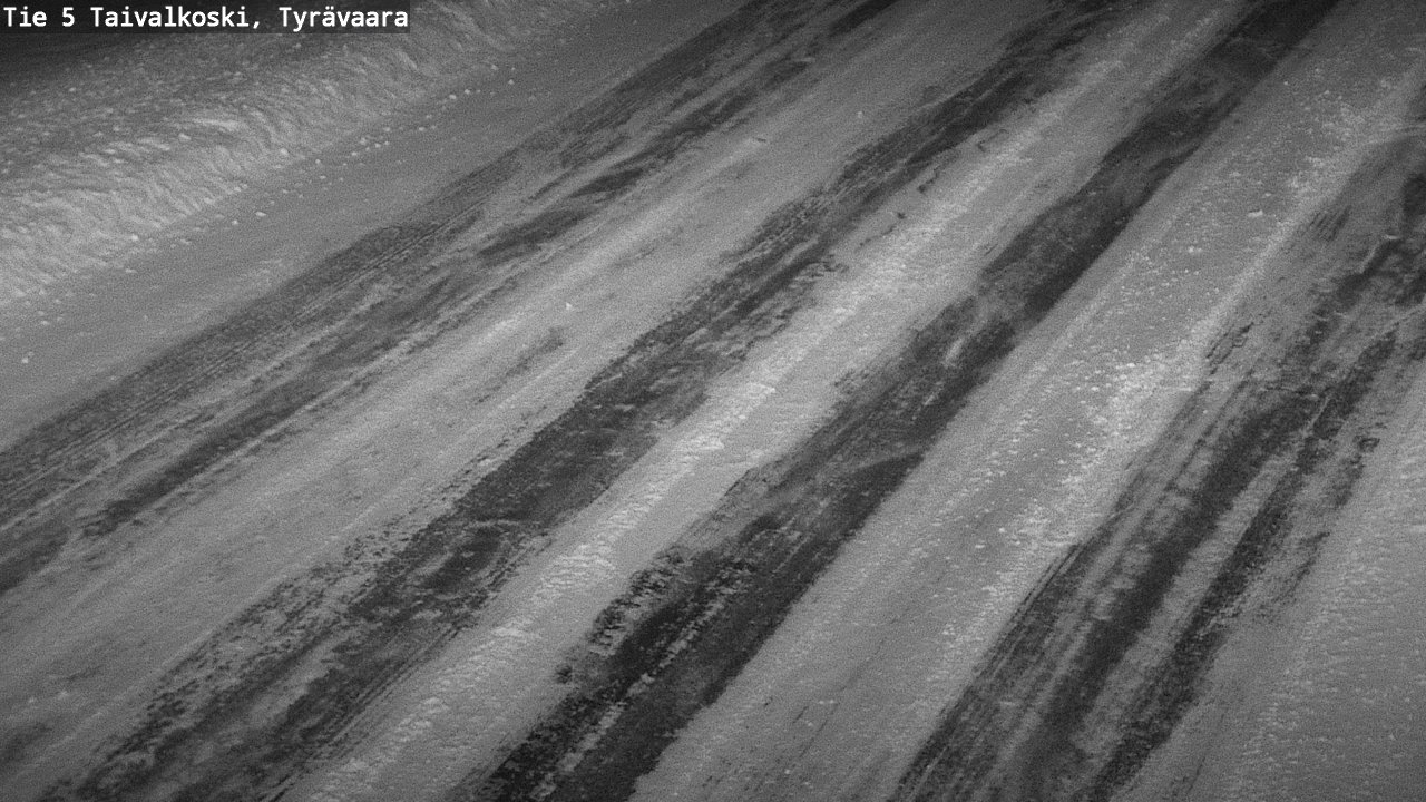 Weather Camera Image Väg 5 Taivalkoski, Tyrävaara, Taivalkoski, Pohjois-Pohjanmaa