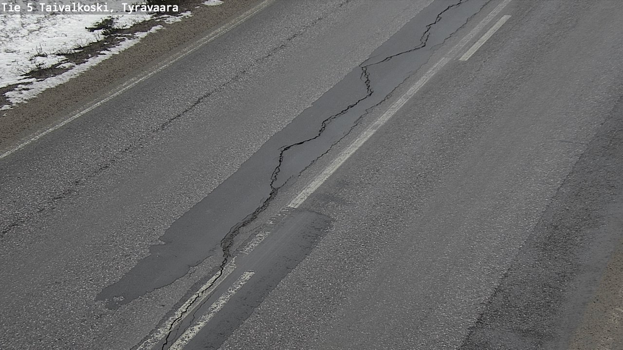 Kelikamerat Kuva Tie 5 Taivalkoski, Tyrävaara, Taivalkoski, Pohjois-Pohjanmaa