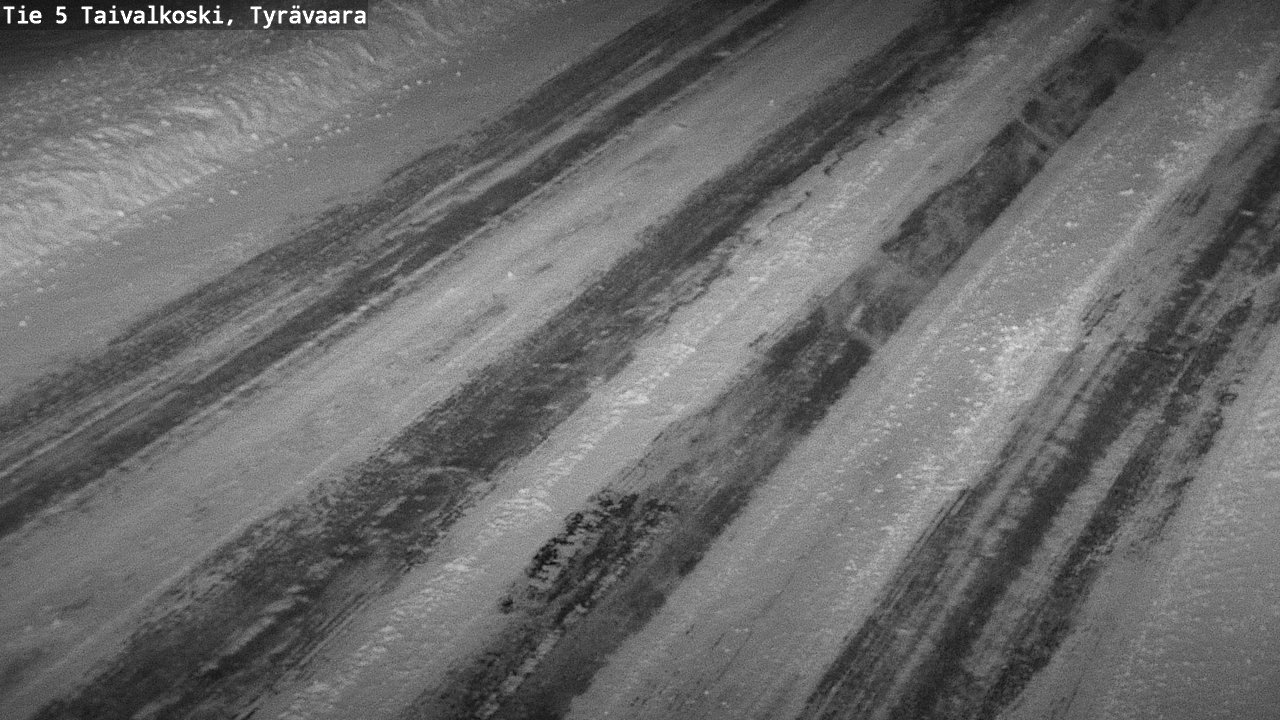 Weather Camera Image Väg 5 Taivalkoski, Tyrävaara, Taivalkoski, Pohjois-Pohjanmaa