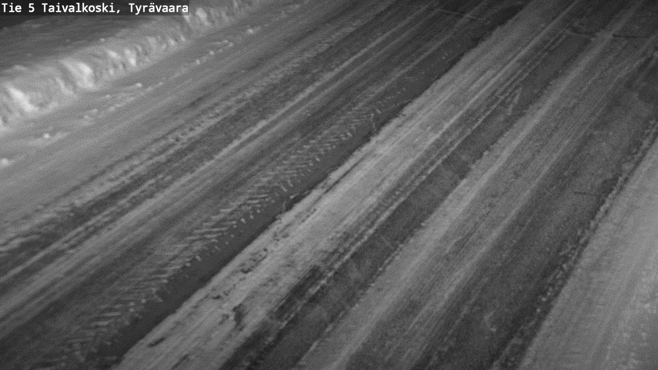 Weather Camera Image Road 5 Taivalkoski, Tyrävaara, Taivalkoski, Pohjois-Pohjanmaa