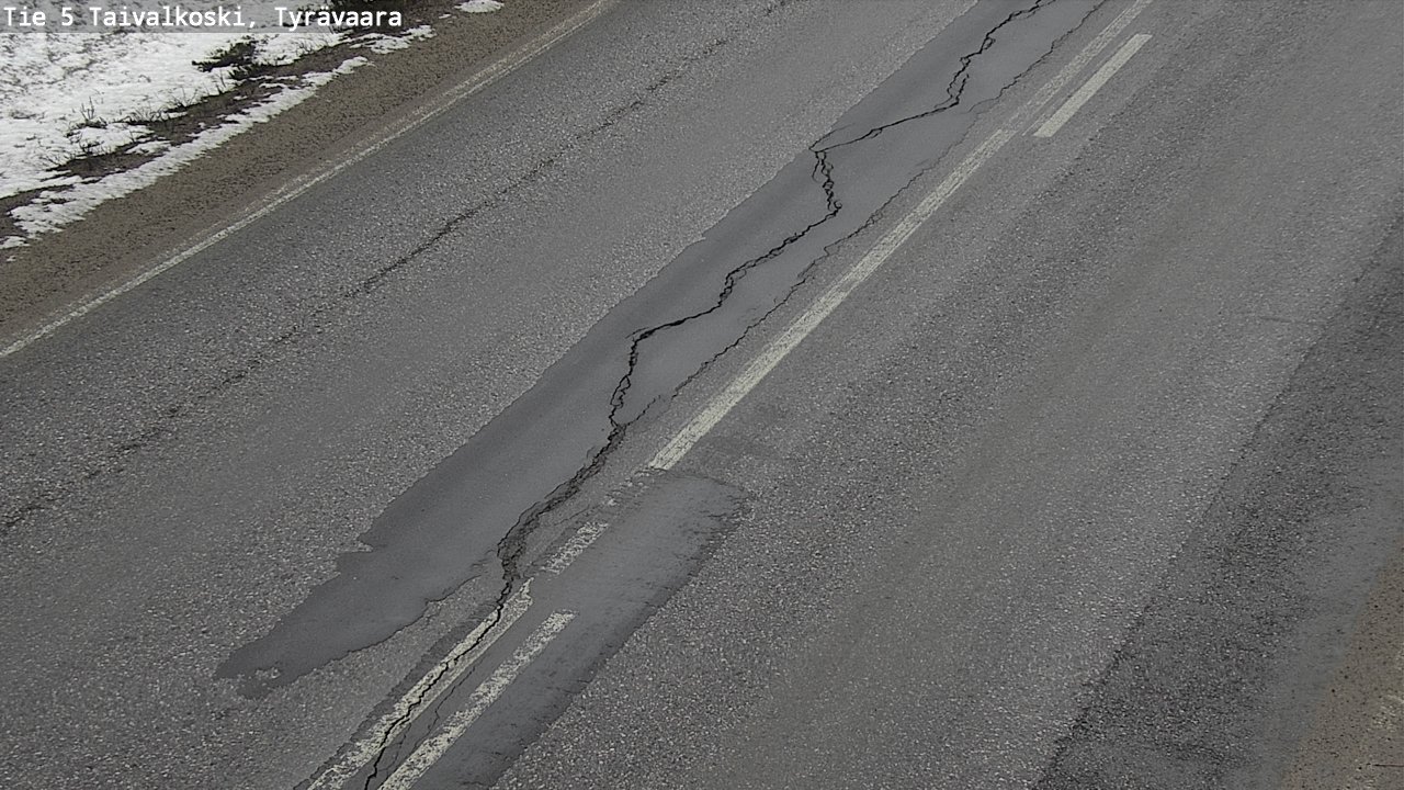 Kelikamerat Kuva Tie 5 Taivalkoski, Tyrävaara, Taivalkoski, Pohjois-Pohjanmaa