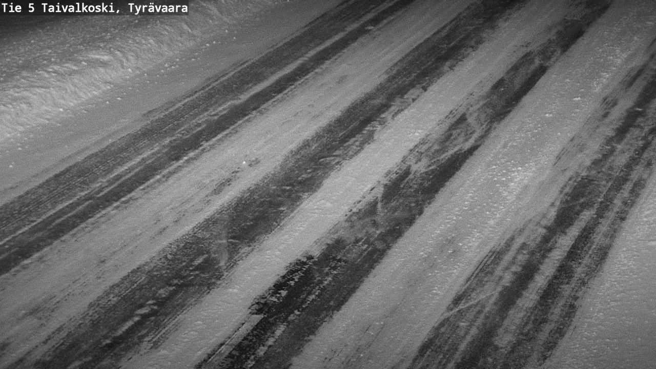 Weather Camera Image Väg 5 Taivalkoski, Tyrävaara, Taivalkoski, Pohjois-Pohjanmaa