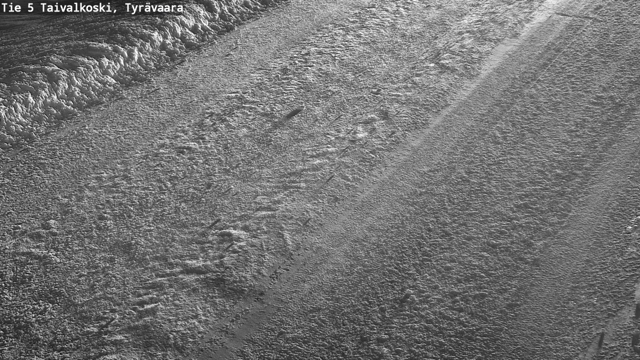 Weather Camera Image Road 5 Taivalkoski, Tyrävaara, Taivalkoski, Pohjois-Pohjanmaa