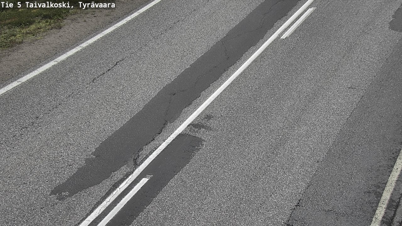 Weather Camera Image Road 5 Taivalkoski, Tyrävaara, Taivalkoski, Pohjois-Pohjanmaa