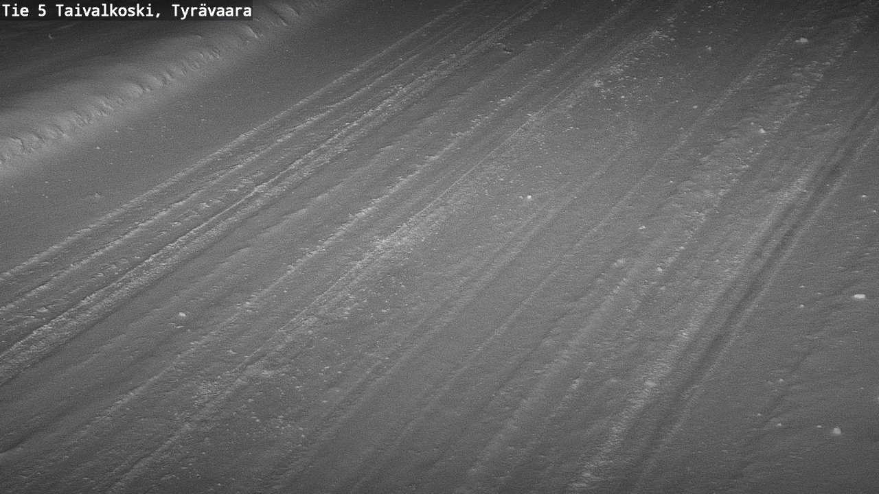 Weather Camera Image Road 5 Taivalkoski, Tyrävaara, Taivalkoski, Pohjois-Pohjanmaa