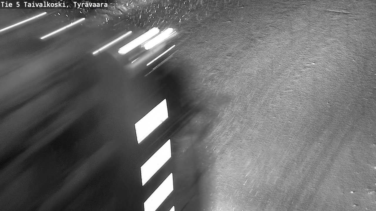 Weather Camera Image Road 5 Taivalkoski, Tyrävaara, Taivalkoski, Pohjois-Pohjanmaa