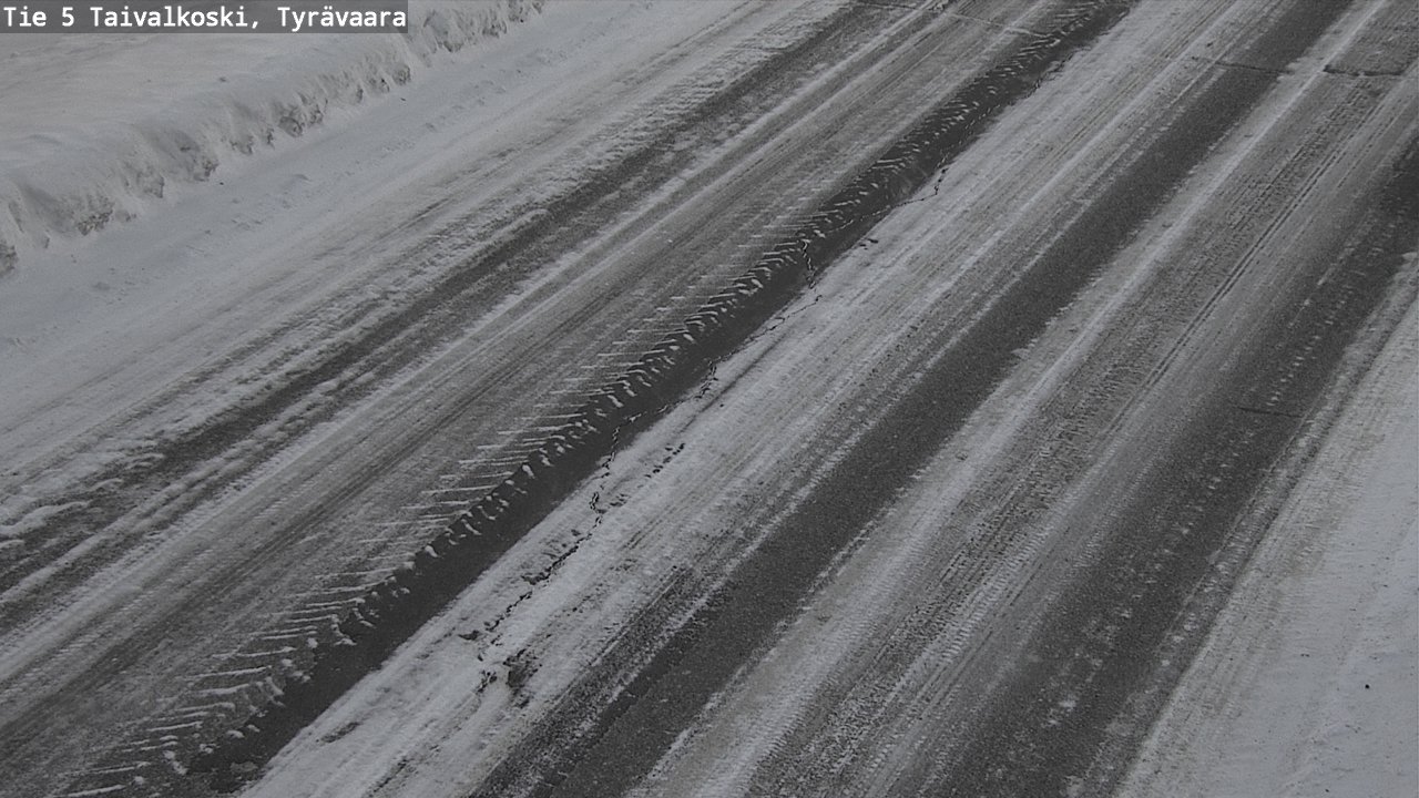 Kelikamerat Kuva Tie 5 Taivalkoski, Tyrävaara, Taivalkoski, Pohjois-Pohjanmaa