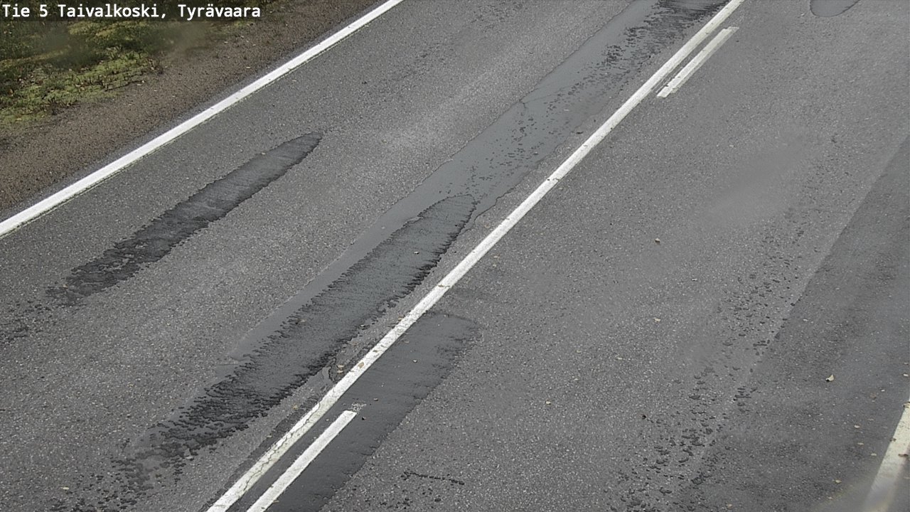 Weather Camera Image Road 5 Taivalkoski, Tyrävaara, Taivalkoski, Pohjois-Pohjanmaa