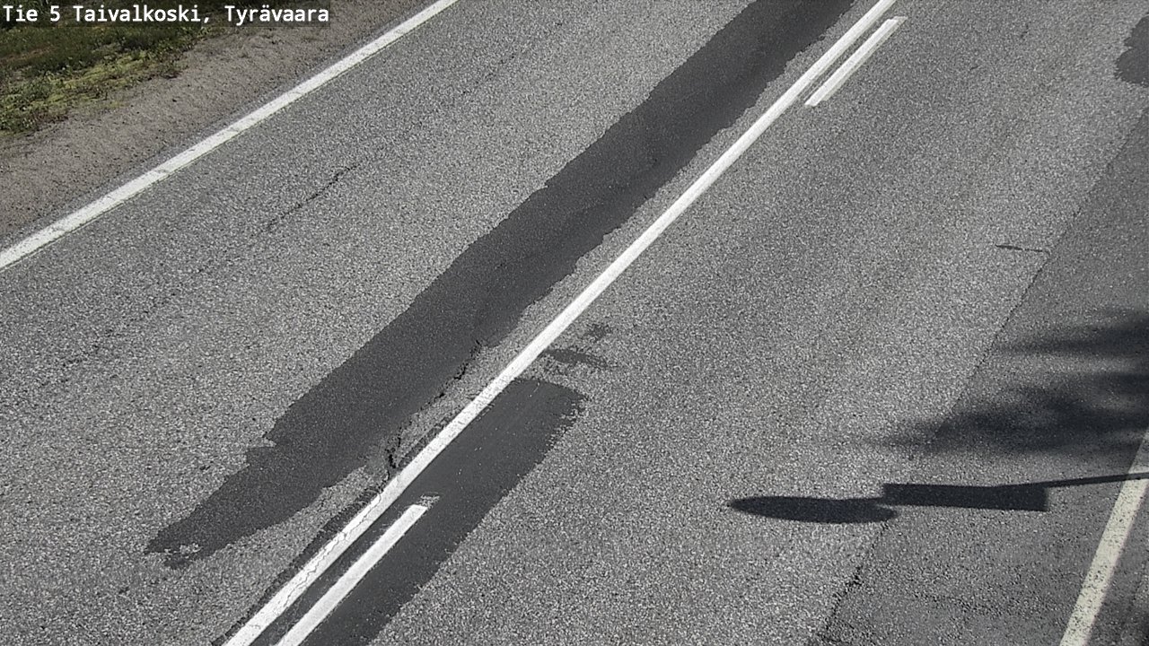 Weather Camera Image Road 5 Taivalkoski, Tyrävaara, Taivalkoski, Pohjois-Pohjanmaa