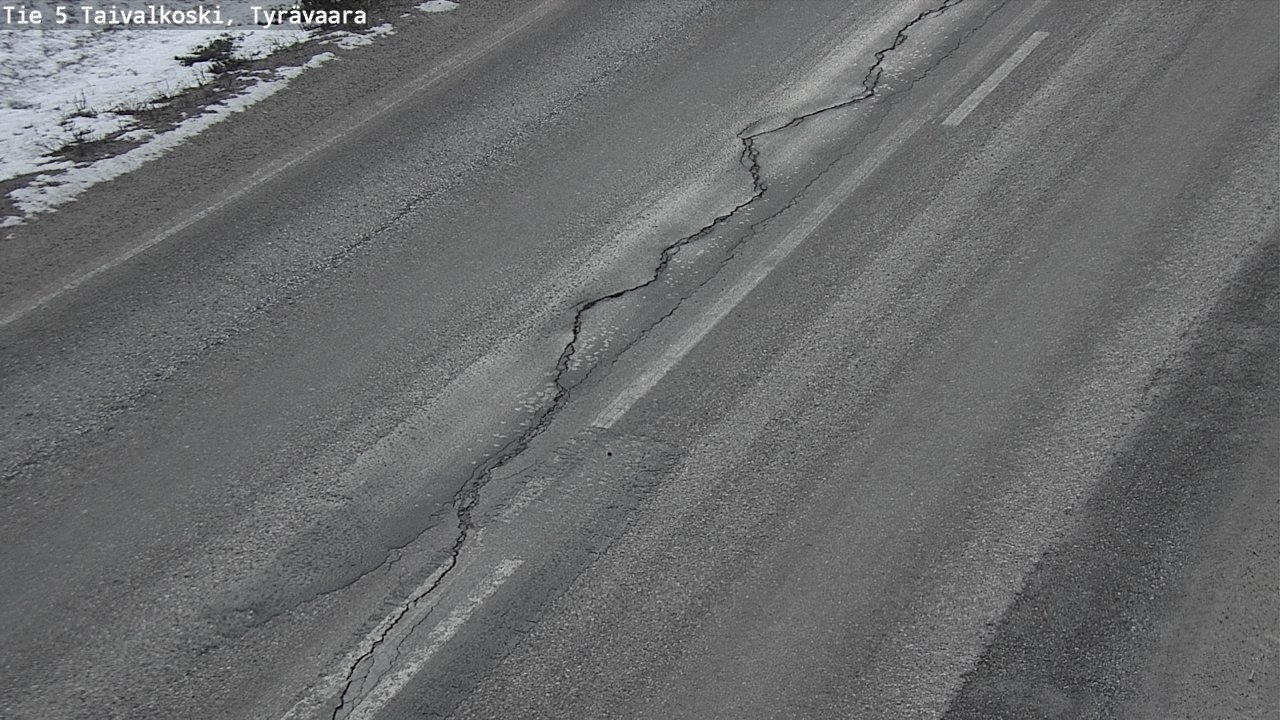 Kelikamerat Kuva Tie 5 Taivalkoski, Tyrävaara, Taivalkoski, Pohjois-Pohjanmaa