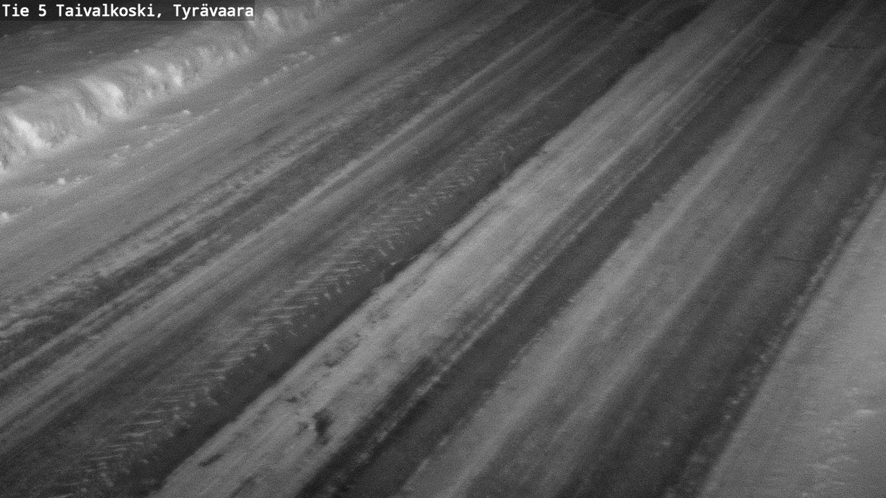 Weather Camera Image Road 5 Taivalkoski, Tyrävaara, Taivalkoski, Pohjois-Pohjanmaa