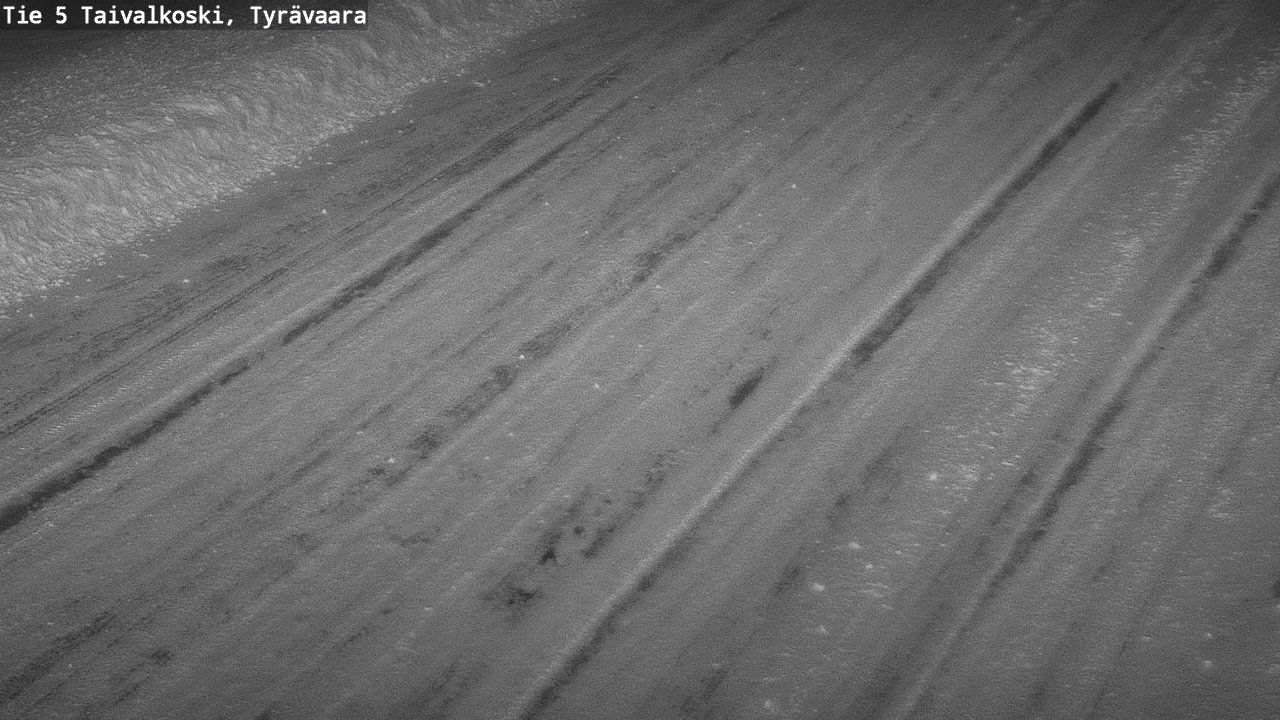 Weather Camera Image Road 5 Taivalkoski, Tyrävaara, Taivalkoski, Pohjois-Pohjanmaa
