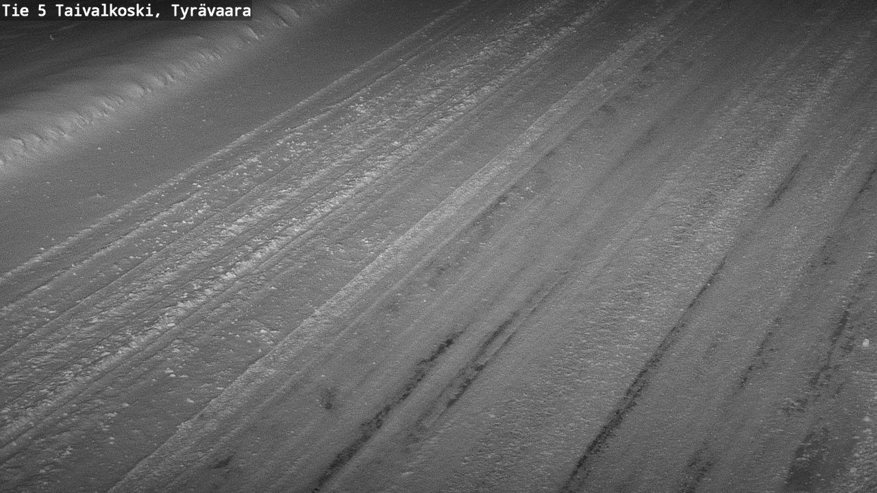 Weather Camera Image Road 5 Taivalkoski, Tyrävaara, Taivalkoski, Pohjois-Pohjanmaa