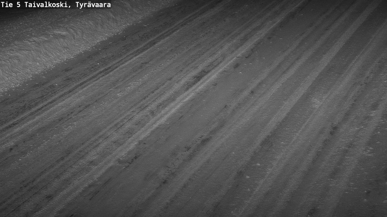 Weather Camera Image Road 5 Taivalkoski, Tyrävaara, Taivalkoski, Pohjois-Pohjanmaa