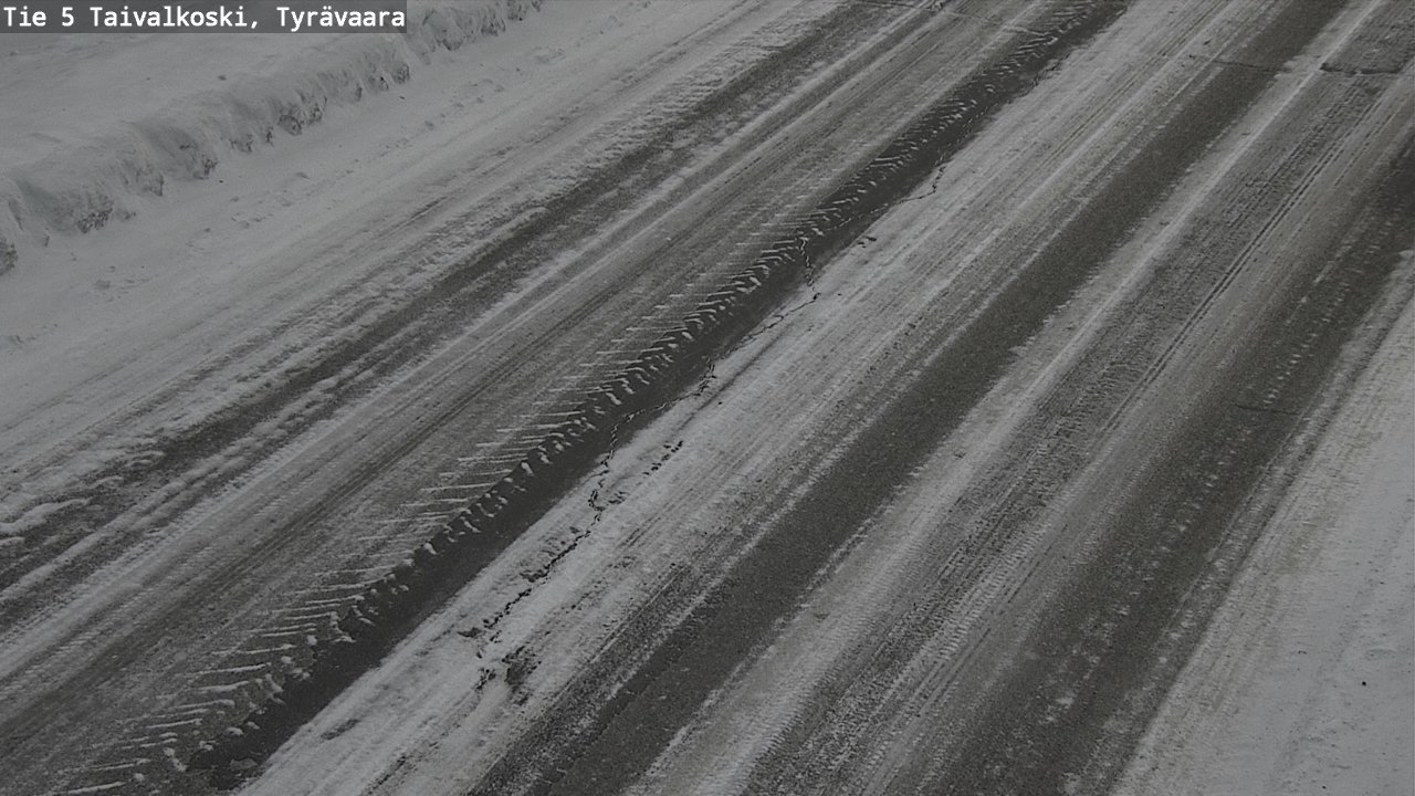 Kelikamerat Kuva Tie 5 Taivalkoski, Tyrävaara, Taivalkoski, Pohjois-Pohjanmaa