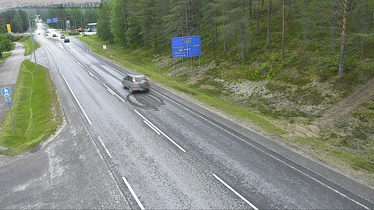 Kelikamerat Kuva Tie 5 Hyrynsalmi, Istonpitkä, Hyrynsalmi, Kainuu