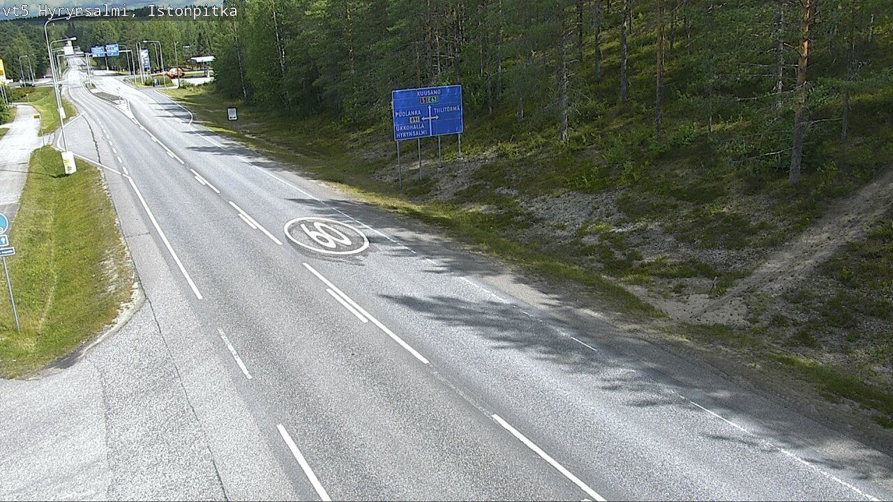 Kelikamerat Kuva Tie 5 Hyrynsalmi, Istonpitkä, Hyrynsalmi, Kainuu