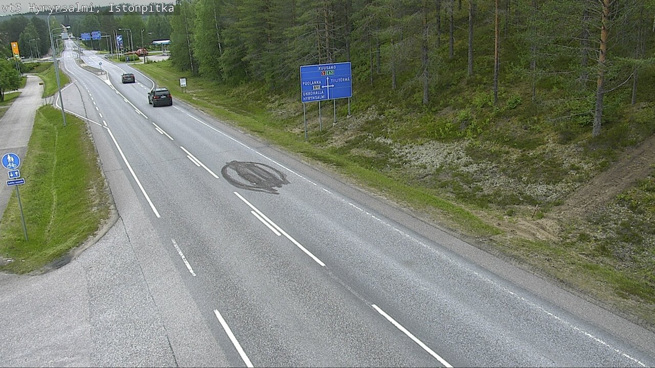 Kelikamerat Kuva Tie 5 Hyrynsalmi, Istonpitkä, Hyrynsalmi, Kainuu