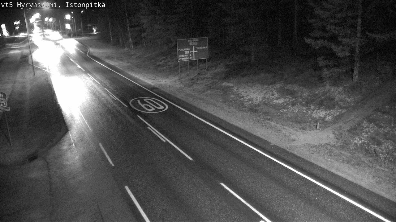 Kelikamerat Kuva Tie 5 Hyrynsalmi, Istonpitkä, Hyrynsalmi, Kainuu