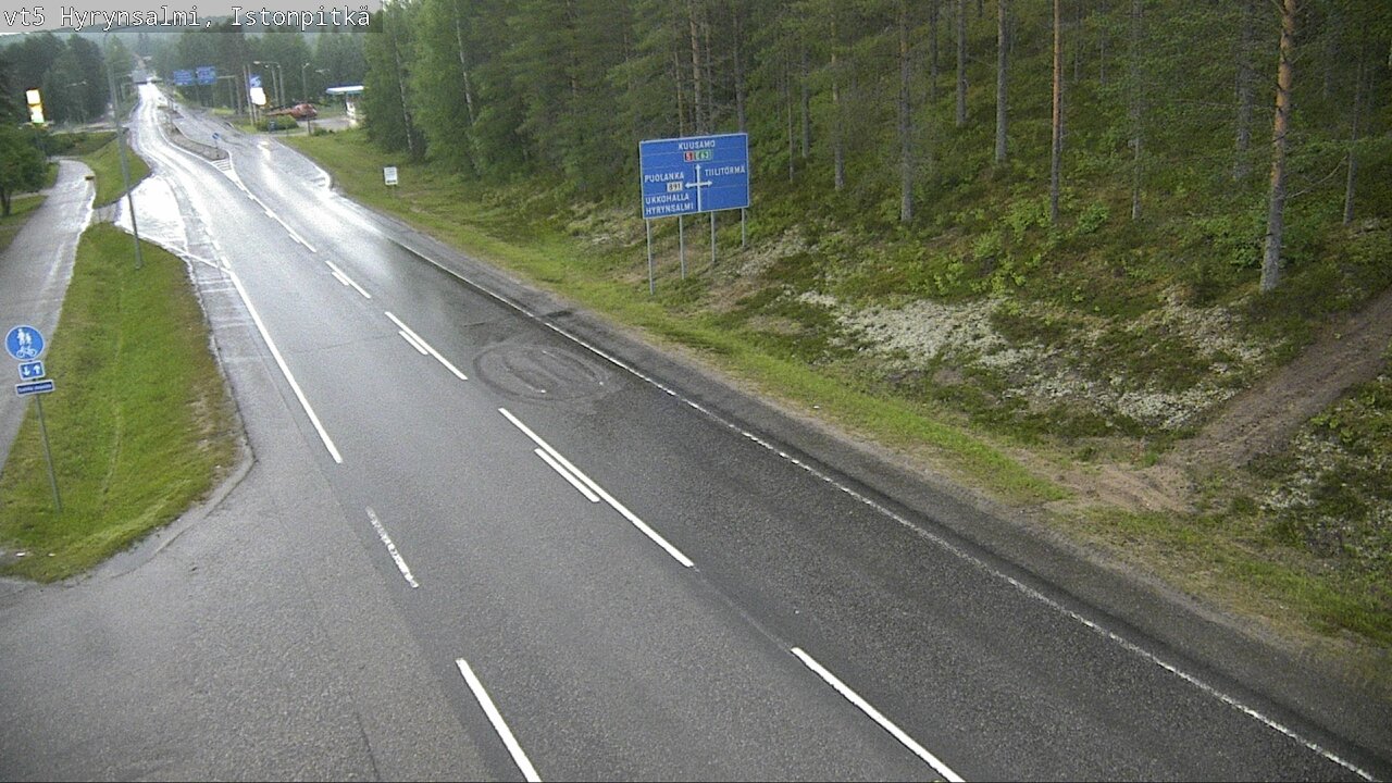 Kelikamerat Kuva Tie 5 Hyrynsalmi, Istonpitkä, Hyrynsalmi, Kainuu