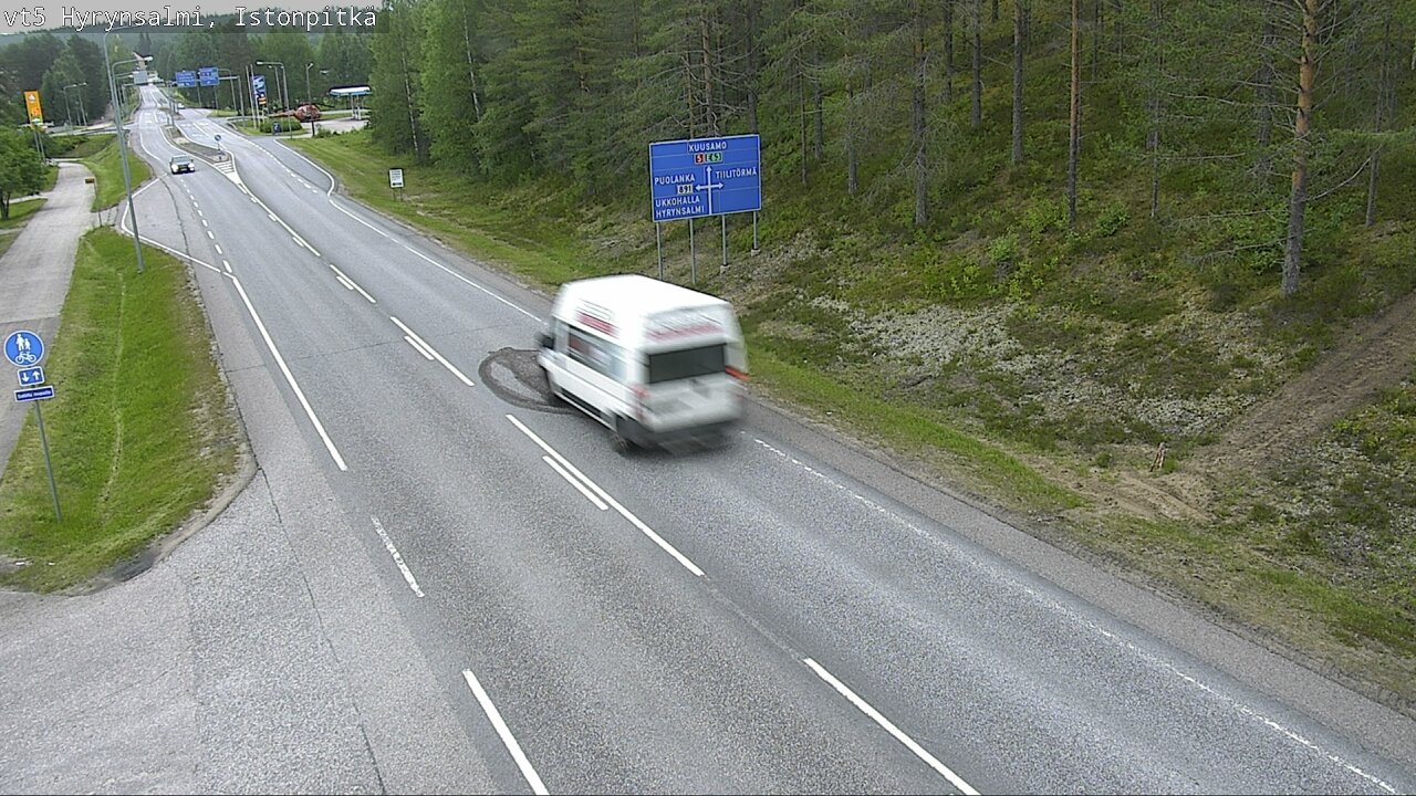Kelikamerat Kuva Tie 5 Hyrynsalmi, Istonpitkä, Hyrynsalmi, Kainuu