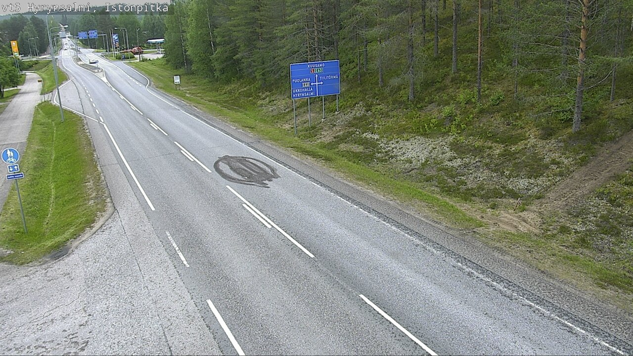 Kelikamerat Kuva Tie 5 Hyrynsalmi, Istonpitkä, Hyrynsalmi, Kainuu
