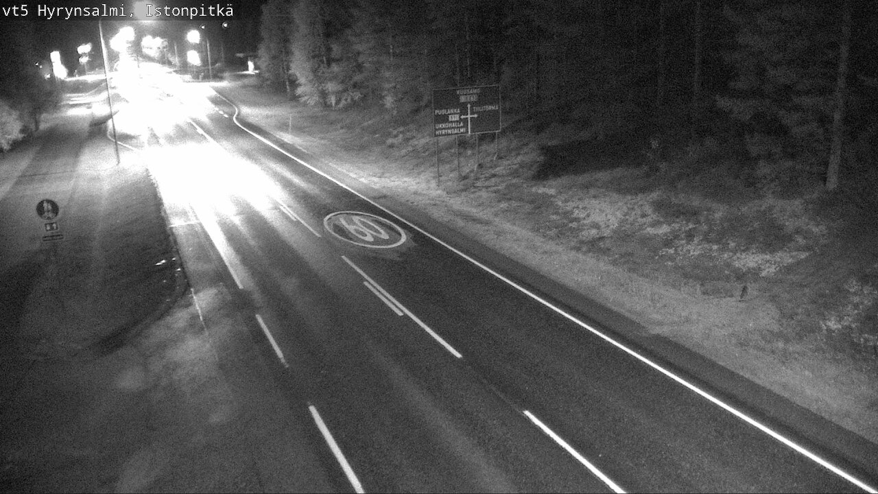 Kelikamerat Kuva Tie 5 Hyrynsalmi, Istonpitkä, Hyrynsalmi, Kainuu