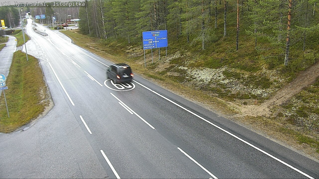 Kelikamerat Kuva Tie 5 Hyrynsalmi, Istonpitkä, Hyrynsalmi, Kainuu