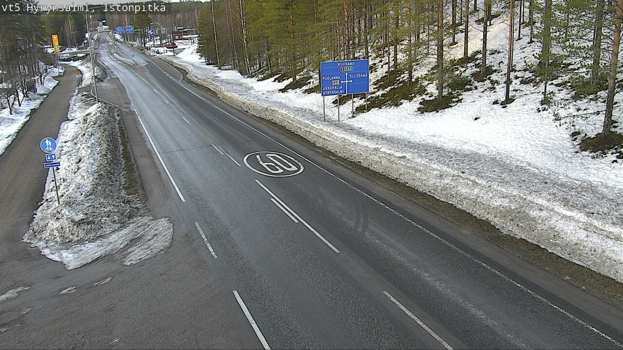 Kelikamerat Kuva Tie 5 Hyrynsalmi, Istonpitkä, Hyrynsalmi, Kainuu