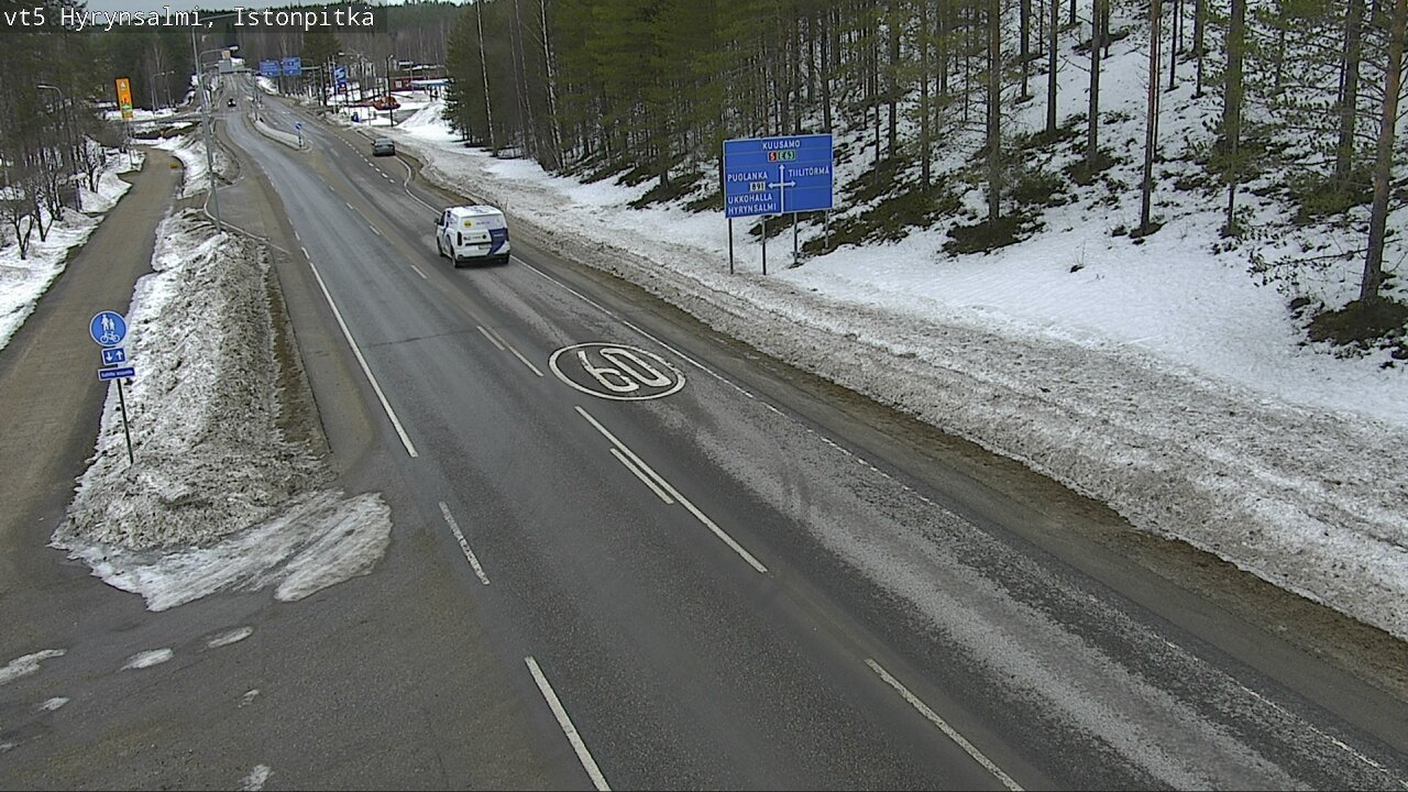 Kelikamerat Kuva Tie 5 Hyrynsalmi, Istonpitkä, Hyrynsalmi, Kainuu