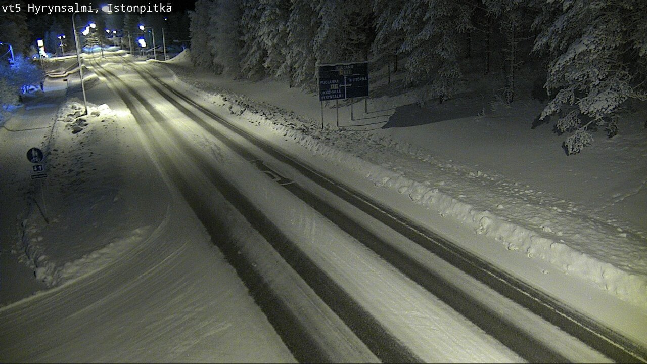 Kelikamerat Kuva Tie 5 Hyrynsalmi, Istonpitkä, Hyrynsalmi, Kainuu