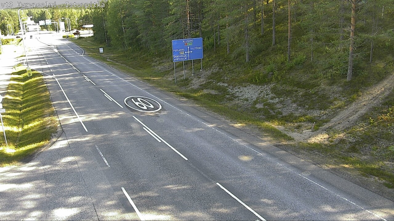 Kelikamerat Kuva Tie 5 Hyrynsalmi, Istonpitkä, Hyrynsalmi, Kainuu