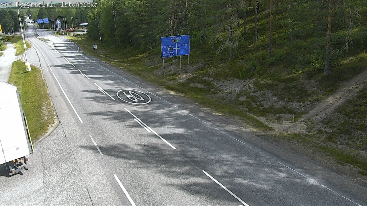Kelikamerat Kuva Tie 5 Hyrynsalmi, Istonpitkä, Hyrynsalmi, Kainuu