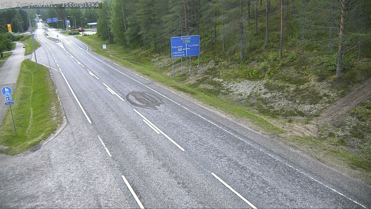 Kelikamerat Kuva Tie 5 Hyrynsalmi, Istonpitkä, Hyrynsalmi, Kainuu