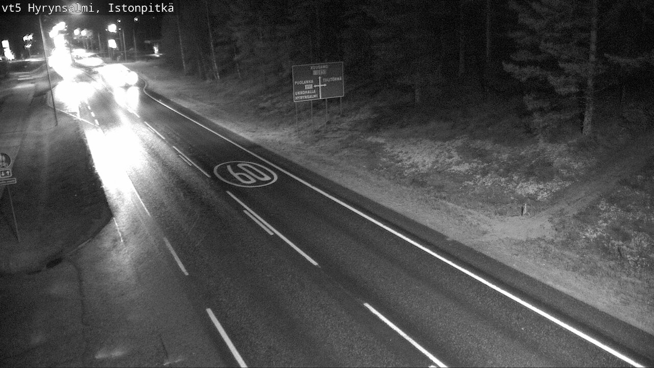 Kelikamerat Kuva Tie 5 Hyrynsalmi, Istonpitkä, Hyrynsalmi, Kainuu