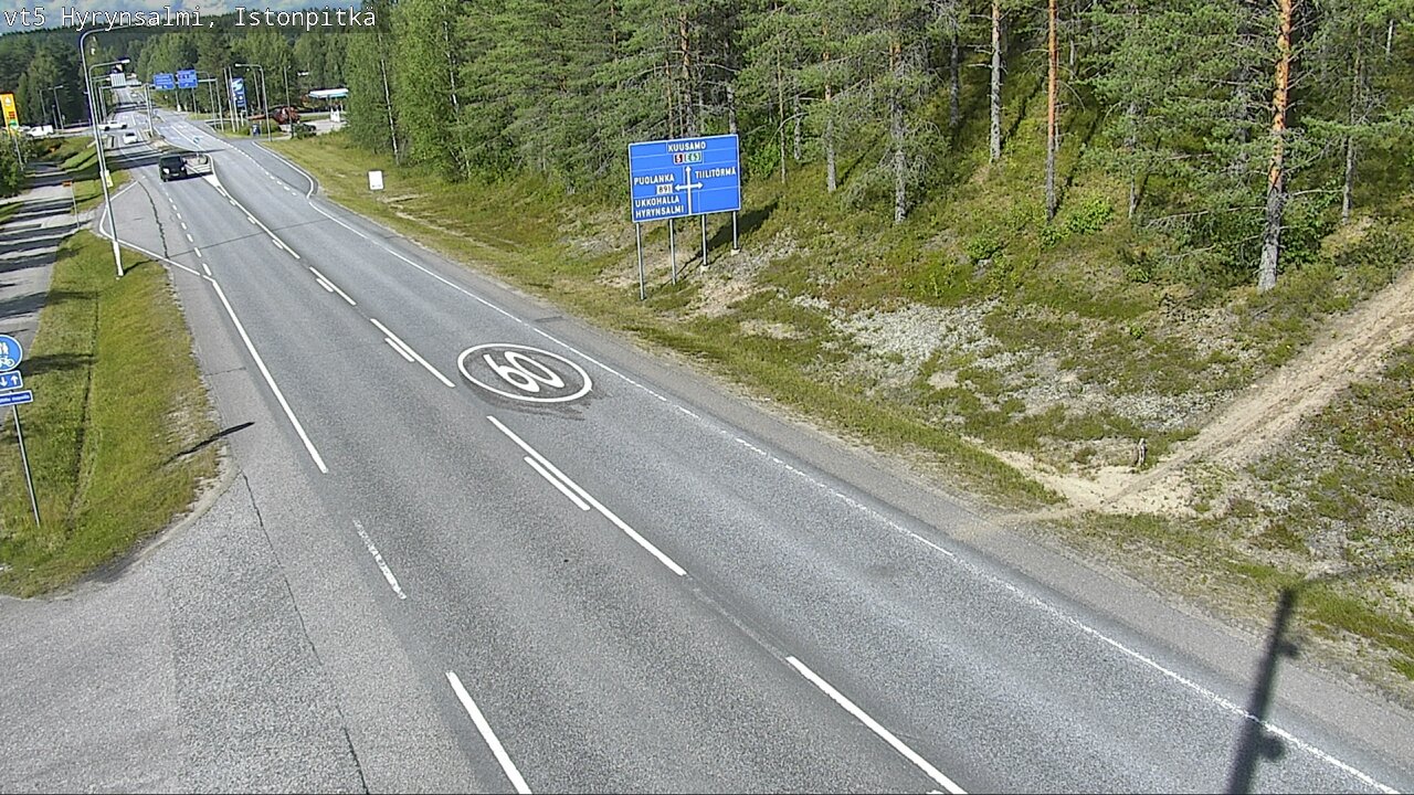 Kelikamerat Kuva Tie 5 Hyrynsalmi, Istonpitkä, Hyrynsalmi, Kainuu