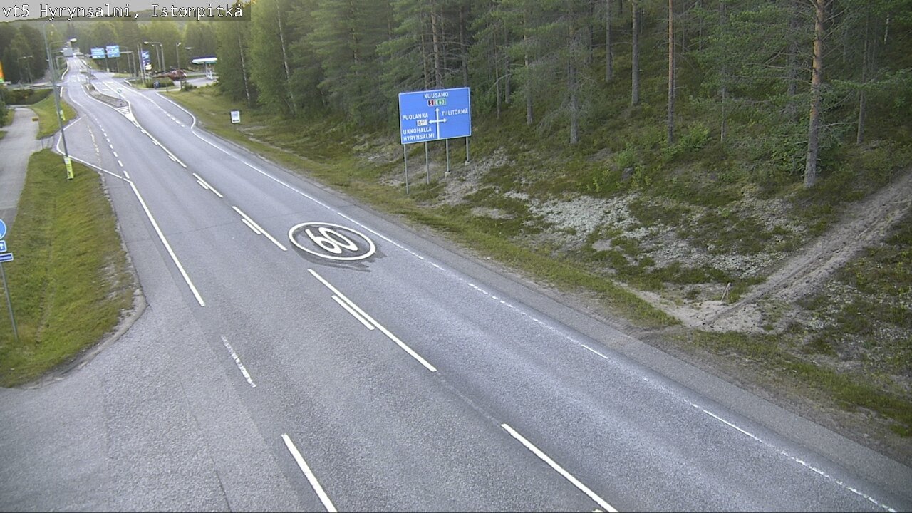 Kelikamerat Kuva Tie 5 Hyrynsalmi, Istonpitkä, Hyrynsalmi, Kainuu