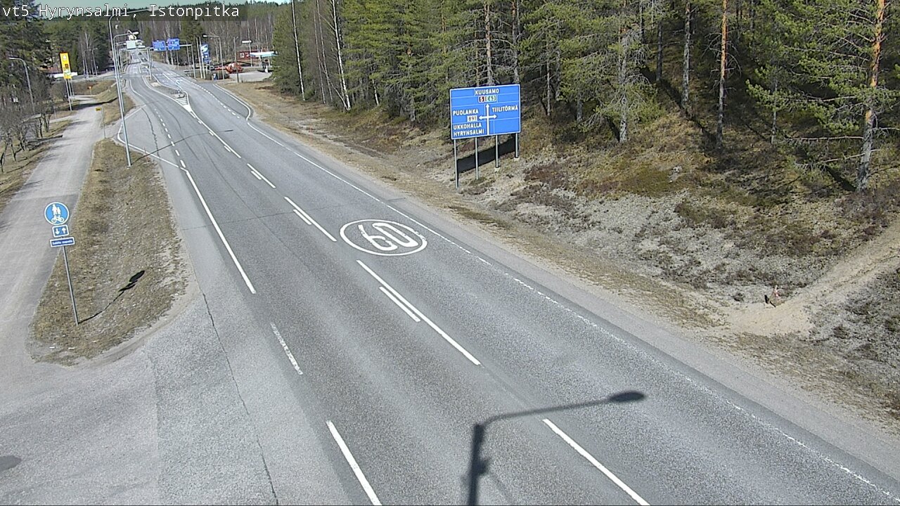 Kelikamerat Kuva Tie 5 Hyrynsalmi, Istonpitkä, Hyrynsalmi, Kainuu