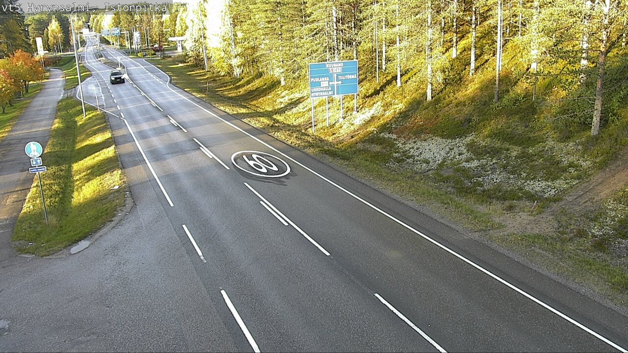 Kelikamerat Kuva Tie 5 Hyrynsalmi, Istonpitkä, Hyrynsalmi, Kainuu