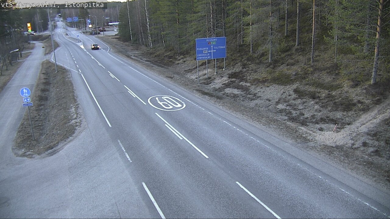 Kelikamerat Kuva Tie 5 Hyrynsalmi, Istonpitkä, Hyrynsalmi, Kainuu