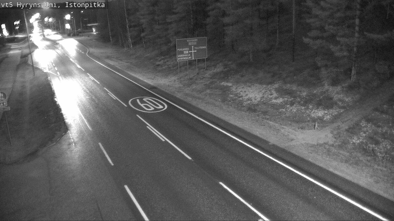 Kelikamerat Kuva Tie 5 Hyrynsalmi, Istonpitkä, Hyrynsalmi, Kainuu