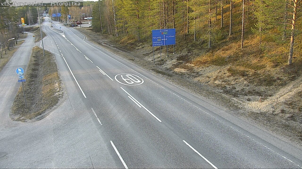 Kelikamerat Kuva Tie 5 Hyrynsalmi, Istonpitkä, Hyrynsalmi, Kainuu