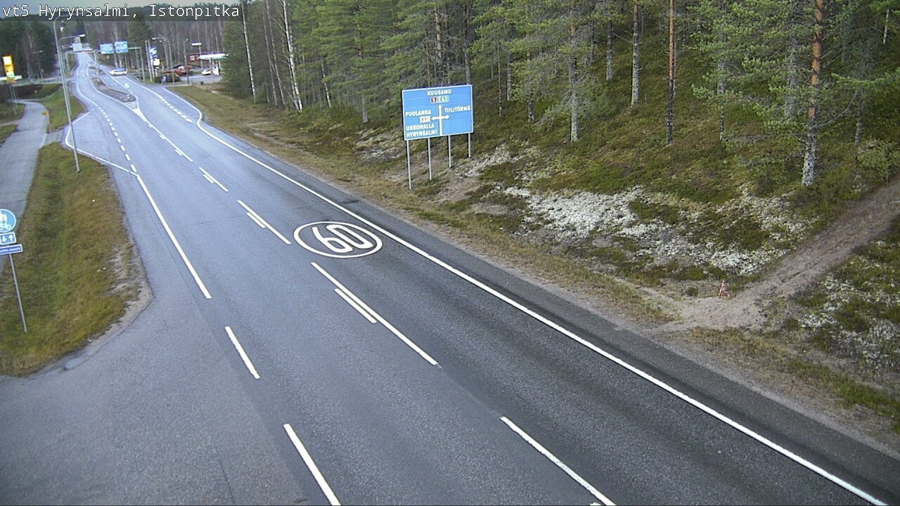 Kelikamerat Kuva Tie 5 Hyrynsalmi, Istonpitkä, Hyrynsalmi, Kainuu